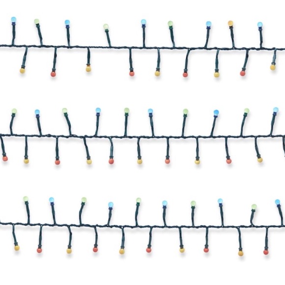 GE Color Choice 300 LED Garland 8 in 1 Color Changing Warm White/Multi Color 25' - Picture 8 of 8